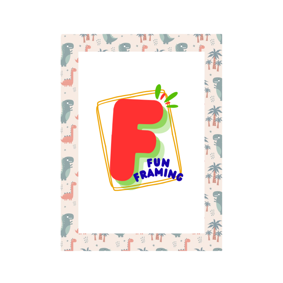 Kids Art Frame A4 Dinosaur