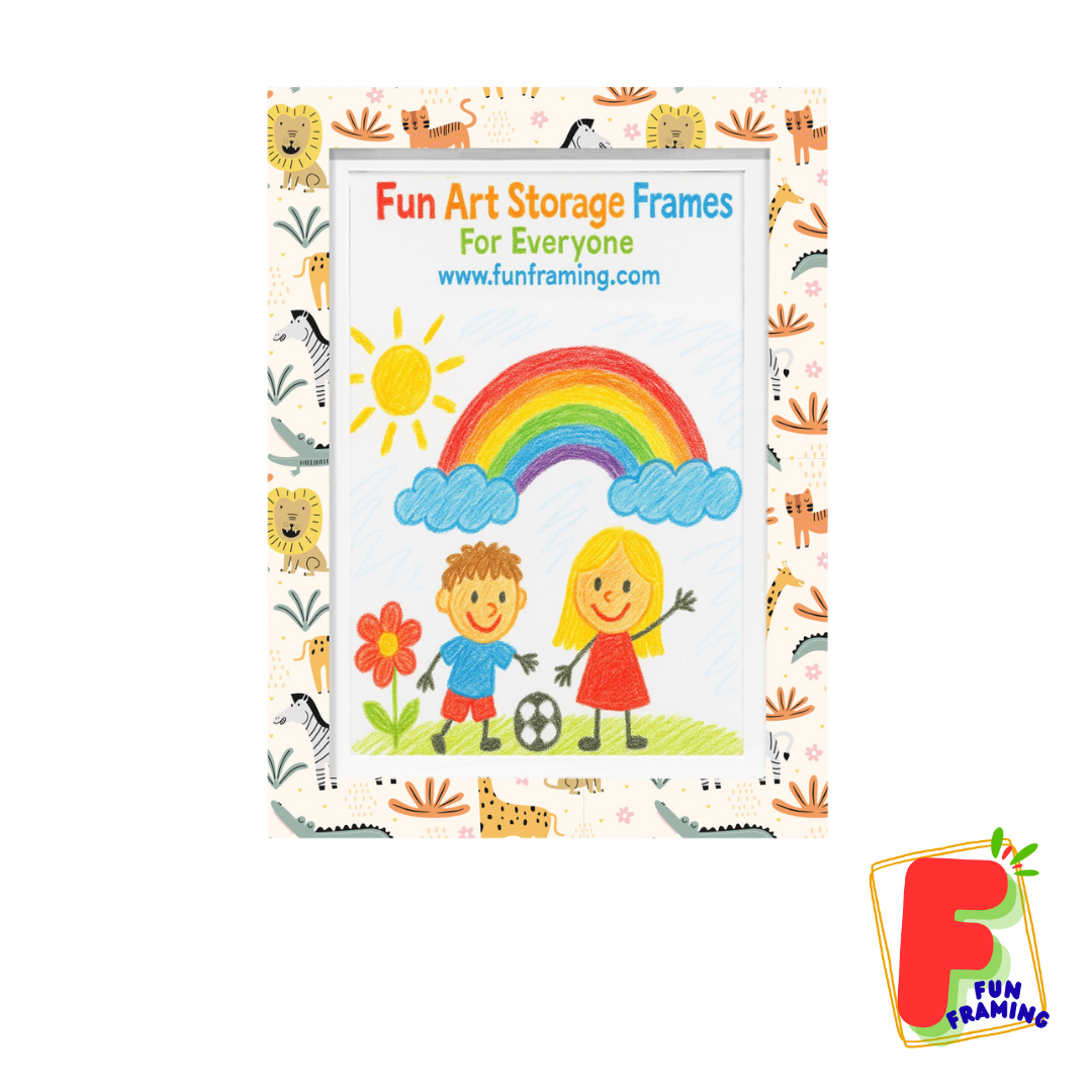 Kids Art Frame A5 Animals