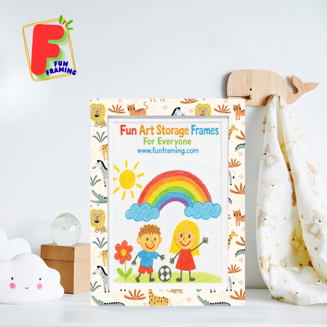 Kids Art Frame A4 Animals