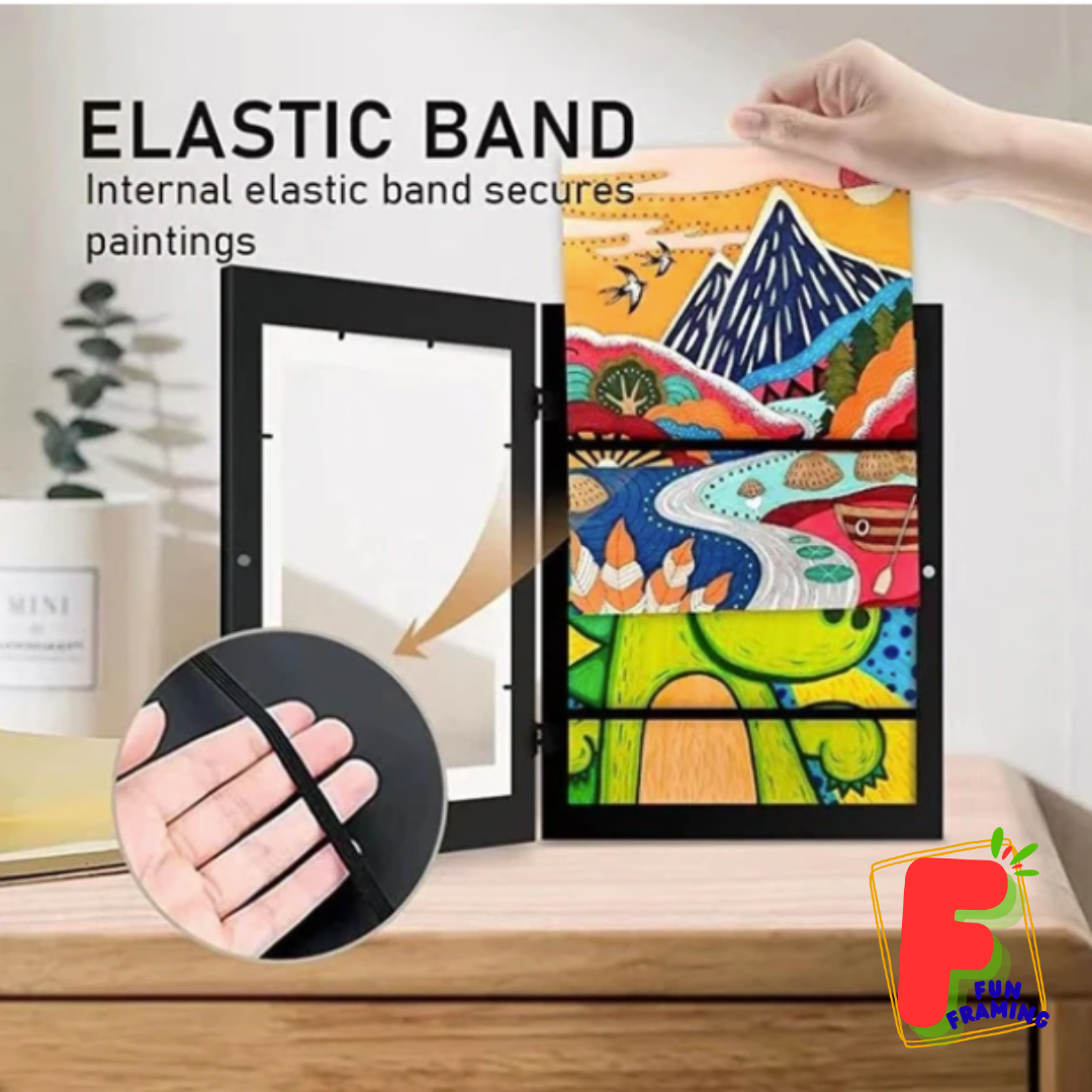 Kids Art Frame A5 Black