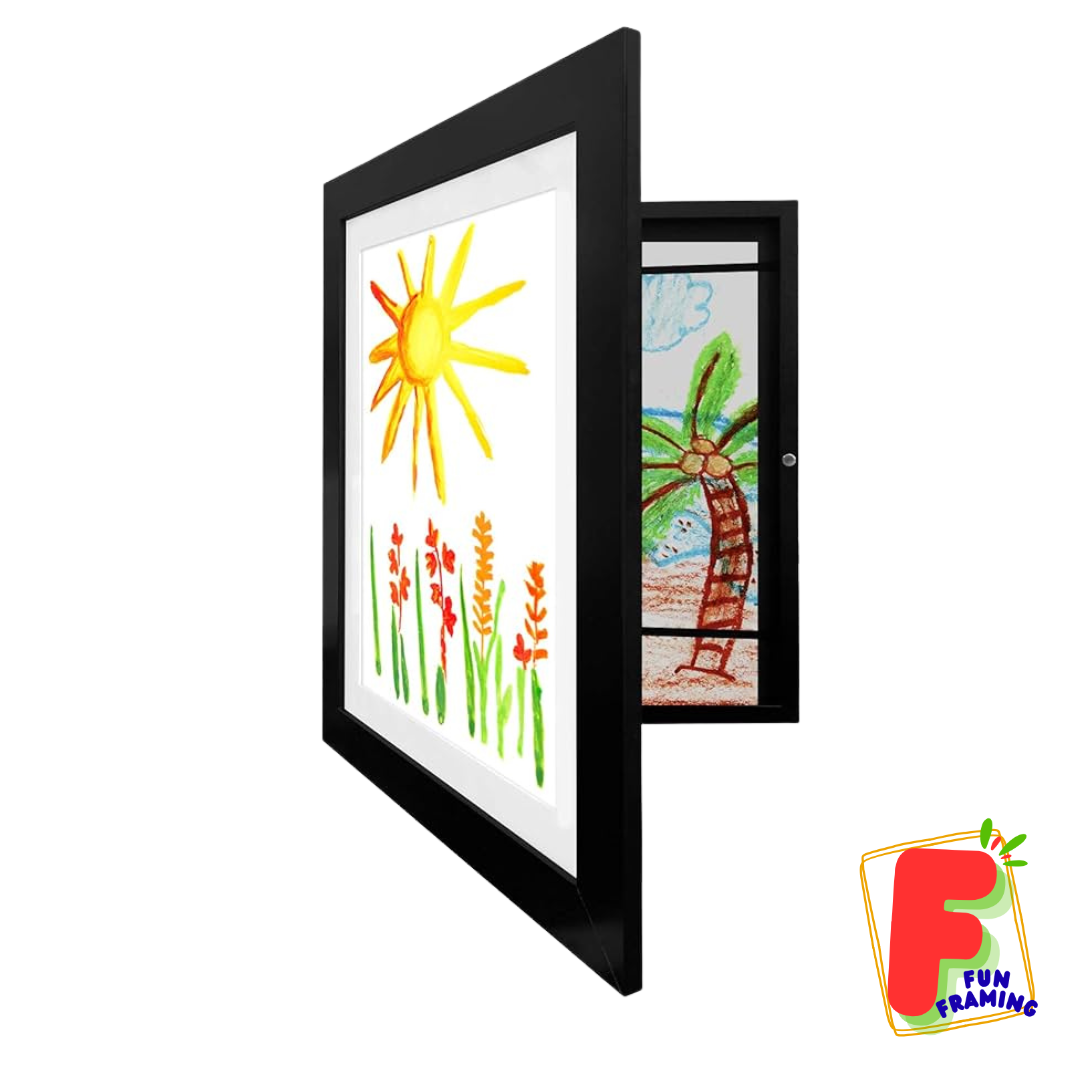 Kids Art Frame A3 Black
