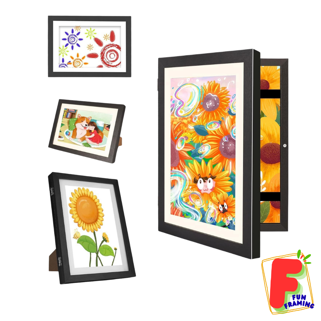 Kids Art Frame A5 Black