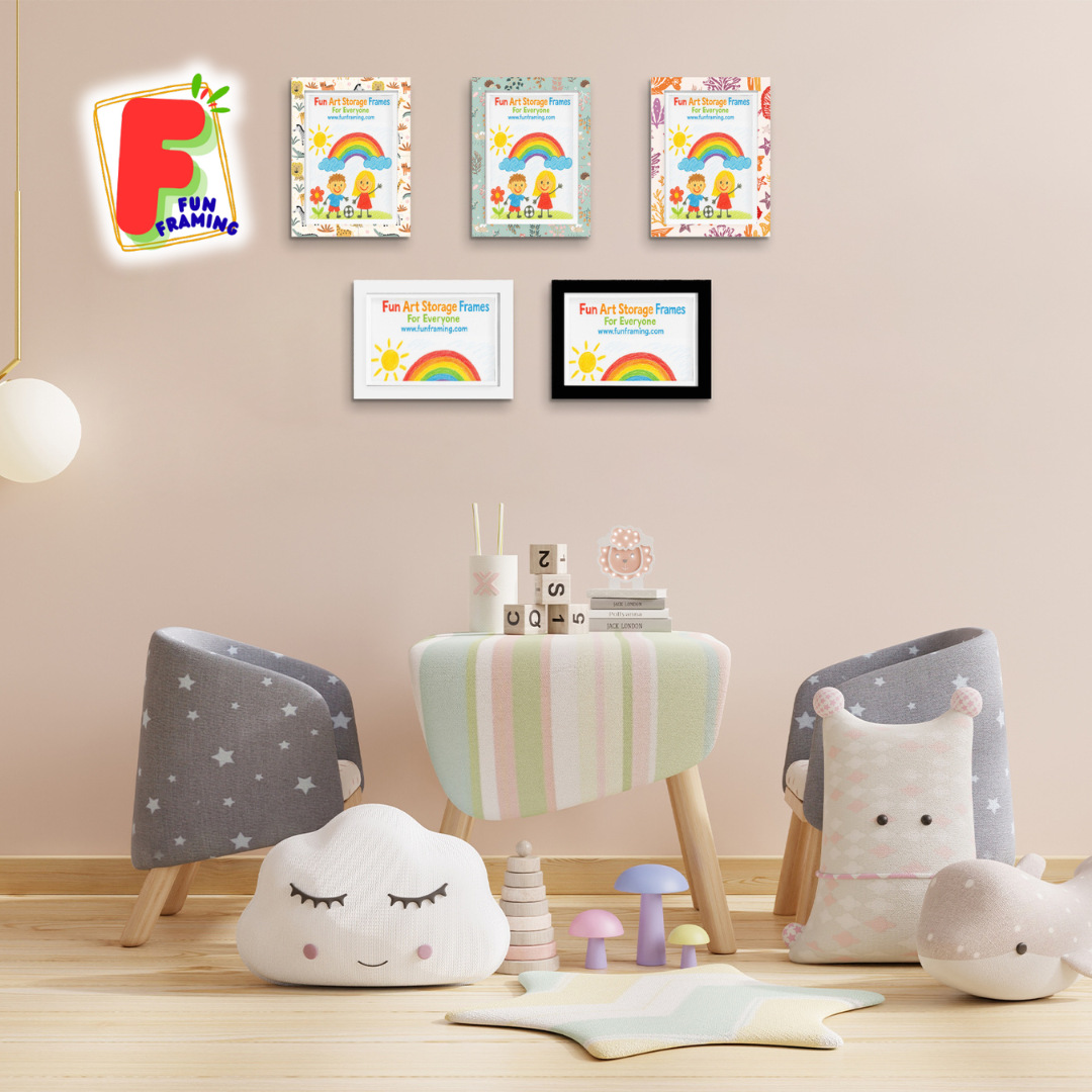 Kids Art Frame A4 Black