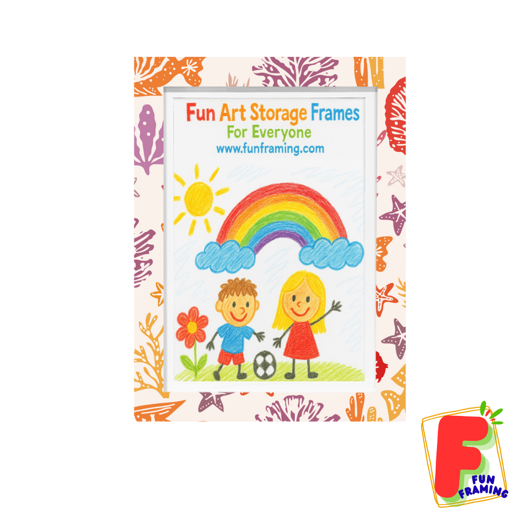 Kids Art Frame A5 Coral Sea