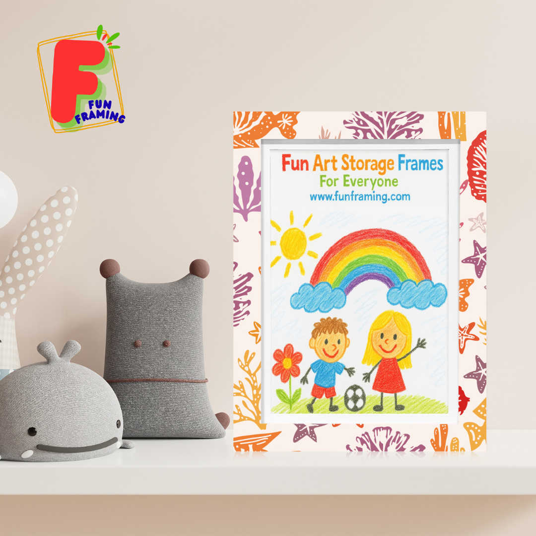 Kids Art Frame A3 Coral Sea