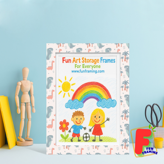 Kids Art Frame A4 Dinosaur
