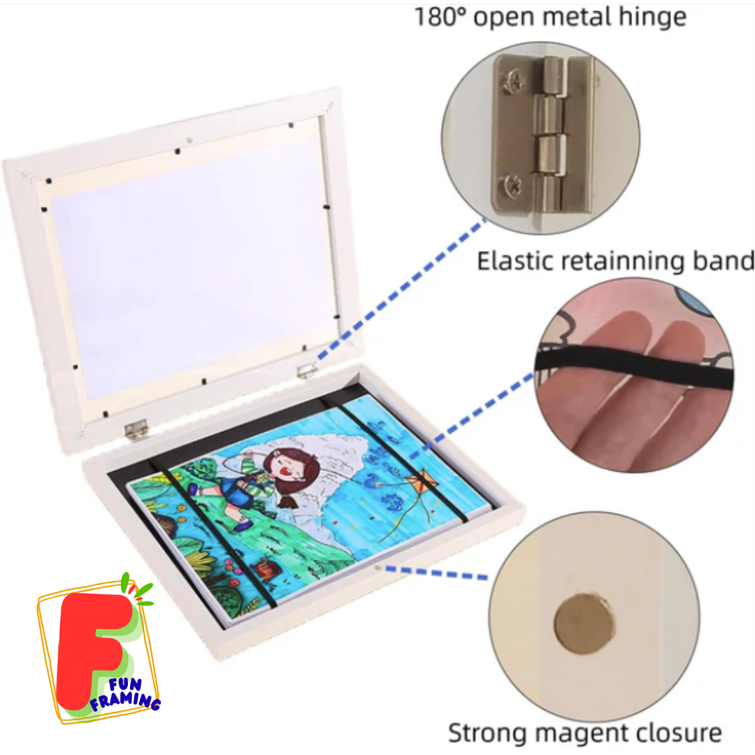 Kids Art Frame A5 White