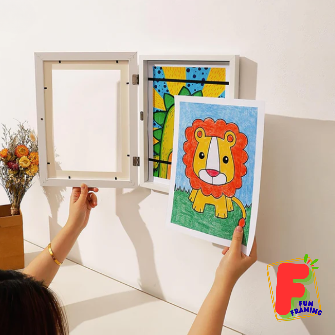 Kids Art Frame A4 White