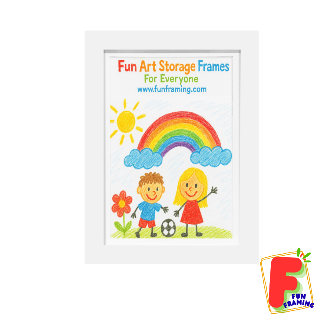 Kids Art Frame A3 White