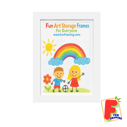 Kids Art Frame A5 White