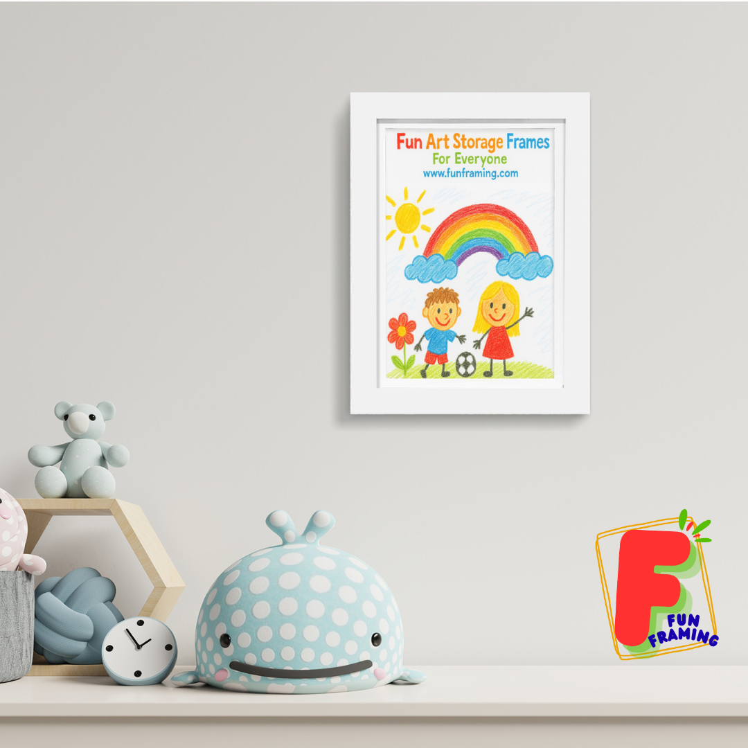 Kids Art Frame A5 White